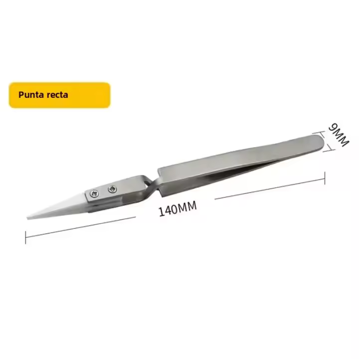 Tijeras De Soldadura Electrónica De Cerámica 3 Pcs Con Punta Recta Y Antiestática Resistente Al Ácido Precisión En Chorro De Cerámica - 1