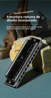 Romusic Harpa Diatónica De Blues En Clave De C Con Estuche Harpa Oral De 10 Agujeros Para Adultos Instrumento Musical - details 10