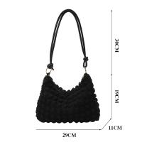 Bolso De Hombro Para Mujer Y Niñas De Gran Capacidad En Color Sólido Bolso De Mano Trendy Casual Bolso De Bajo Del Brazo - details 0