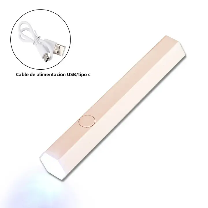 Lámpara UV LED Portátil De 3W Para Arte De Uñas Recargable Secador De Uñas Sin Cable Para Gel De Uñas Herramientas Domésticas - 1