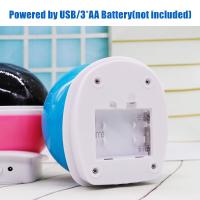 Lámpara Proyectora De Noche Rotativa Con Cielo Estrellado Y Unicornio Para Niños Y Bebés Luz LED Romántica USB/Batería AA Incluida - details 5