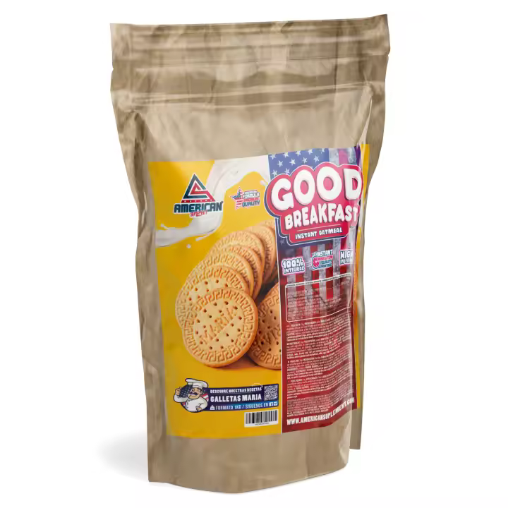 AS AMERICAN SUPLEMENT American Suplement | Harina de Avena Integral | Incrementa Tu Masa Muscular | Fuente de Fibra y Proteínas | Desayuno Saludable - 1