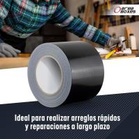AREABOXES - Cinta Americana Reforzada 50m – Extrafuerte, Impermeable, Multiusos, 50mm de Ancho (GRIS) - details 1
