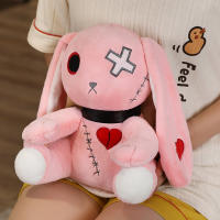Muñeco De Peluche Gótico Y Spooky De Conejo Loco Juguete Adorable Horrorífico Para Niños Entre 3-6 Años Relleno De Algodón PP Material De Poliéster - details 11