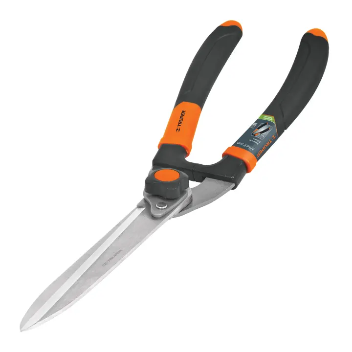 Tijera Cortasetos Truper para Podar Ramas con Cuchillas de Acero Al Carbono y Mangos Confort Grip - 1