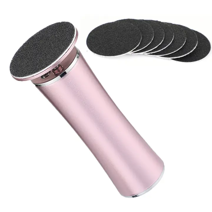 Máquina Eléctrica de pedicura para pies y talones, lijadora de 60 piezas, Papel de Lija reemplazable por USB - 1