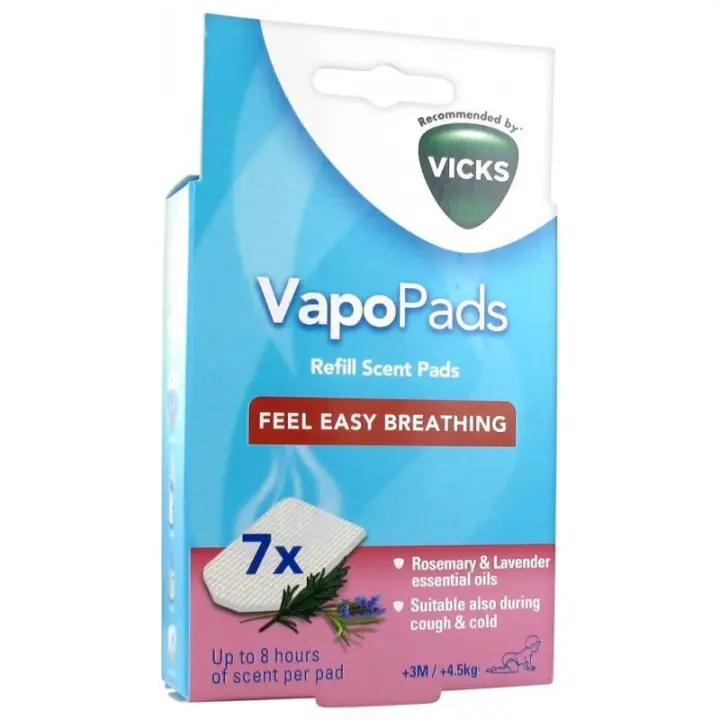Vicks Vapopads Lavanda y Romero 7uds. para Humidificador Inhalador - 1