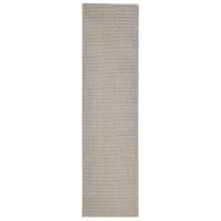 vidaXL Alfombra de sisal natural 66x250 cm Color Natural,  Negro,  Marrón y mas Alfombras de área  Alfombra de Piso para Sala de Estar Dormitorio Habitación Salón - details 3