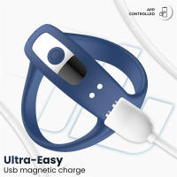 INTOYOU APP SERIES Rank Anillo Pene Vibrador todos tamaños con App Color Azul Juguetes sexuales - details 3
