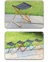 Silla De Camping Plegable De Aleación De Aluminio Dorada Con Bolsa Silla De Pescar Y Asiento Para Exteriores Y Acampadas - details 6