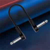 Miwayer Pedal De Efectos Para Guitarra Con Cable De Enlace Plano De 5 Pulgadas Y Conectores De Ángulo Recto De 1/4 Pulgada Kit De Cables De Enlace 1 Pack - details 4