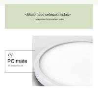 Luz De Techo LED Ultrafina 2.2CM Panel Decorativo Energía Ahorradora Sin Parpadeo 6W 9W 13W 18W 24W Para Dormitorio Habitación - details 11