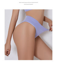 3PCS De Ropa Deportiva Para Mujer Transpirable Súper Suave Sin Costuras Cintura Media Color Sólido Sin Decoración Talla Grande - details 14