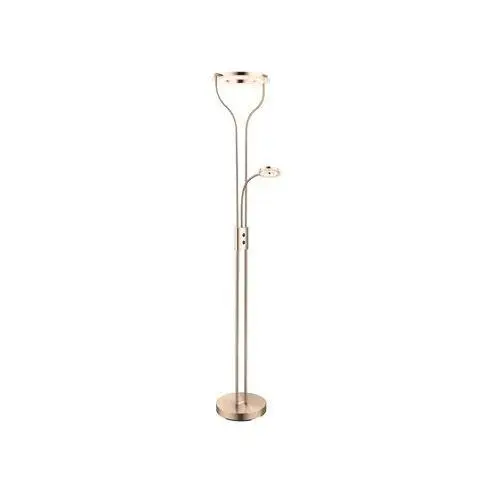 CRISTAL RECORD Lámpara de Pie Garona 20W+5W Cuero - Iluminación Led Interior - 1