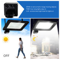 Proyector De Luz Exterior LED Con Sensor De Movimiento PIR IP66 220V Luz De Calle Autónoma SMD2835 Iluminación Exterior Blanco - details 2