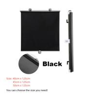 Cortinas De Succión Para Ventanas Sin Perforar Reetrocesible Blackout Para Coche Dormitorio Cocina Oficina Cortina Antirreflejo - details 9