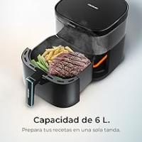 Freidora de Aire sin Aceite Cecotec Cecofry DuoHeat 6000, 6 Litros, con Ventana, 2200 W, Doble Resistencia, Cocción 3D, Grillin Style, dorado perfecto y sabor de parrilla en carnes, 8 Menús, Temperatura Regulable 80-200ºC - details 5