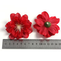 5/10Pcs Cabezas De Flores Artificiales 7cm Para Decoración De Hogar Jardín Boda DIY Guirnalda Regalo Accesorio Flores De Seda - details 4