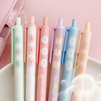 Set De 6 Bolígrafos De Punto De Presión Con Tinta Negra 0.5mm Bolígrafos Gel Para Estudiantes Suministros De Oficina Y Aprendizaje - details 3