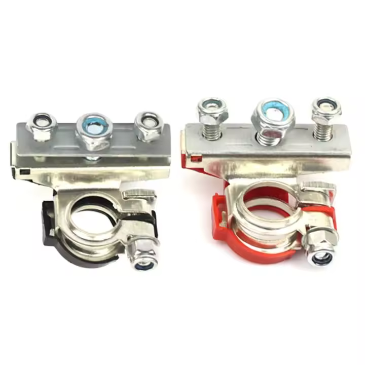 EAFC Terminales De Batería Para Coche 12V-24V Con Tornillos M6 M8 Clavija De Cable De Alambre Post Top Automotriz Accesorios De Coche - 1