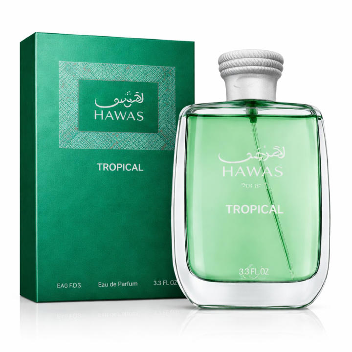 Hawas Tropical - Rasasi - EDP 100ml. - Perfume Árabe para Hombre - Freso y frutal - Original