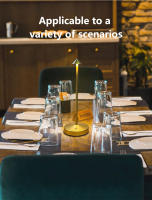 Lámpara De Mesa Recargable LED Con Sensor Táctil 3 Temperaturas De Color Y Regulación Sin Pasos Para Restaurante Hotel Bar Habitación - details 9