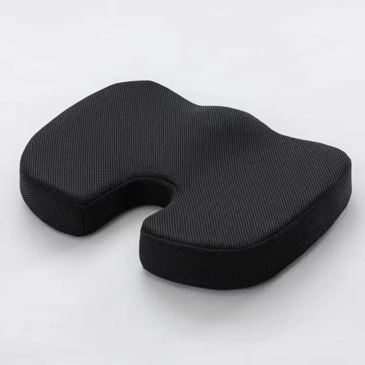 Cojín Ergonómico De Memoria Para Oficina Y Estudiantes Alivio Para Varices Cojín Para Silla Artefacto Antisentado 100% Poliéster Lavable - 1