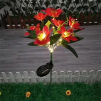 Lámpara De Jardín Solar LED Para Orquídeas Impermeable Decoración De Navidad Y Fiesta Para Aisles Corredores De Villa Y Jardín - details 6