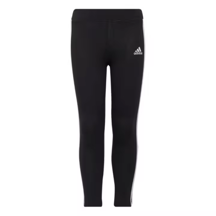 Adidas Essentials 3-Stripes Tights Jr – Mallas deportivas junior con las icónicas tres franjas de adidas en los laterales. Fabricadas con un tejido elástico y transpirable que se ajusta cómodamente al cuerpo, brindando libertad de movimiento. - 1