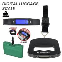 Báscula Digital Portátil Para Equipaje 50kg Con Luz Trasera Herramienta De Pesaje Para Maletas Y Bolsos Escala De Viaje Pendular - details 1