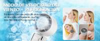 Mini Ventilador Turbo Recargable USB - 5000mAh, Control de 199 Velocidades, Operación Silenciosa, Aire Fresco Instantáneo, Ideal para Viajes/Trabajo/Actividades Outdoor (Blanco, Portátil) - details 2