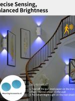 Lámpara De Pared LED Recargable Con Sensor De Movimiento RGB Dimmable Iluminación Ambiental Para Entrada Armario - details 5