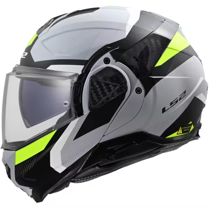 Casco modular LS2 FF910 Advant II Triple - Matt Light Amarillo - 1