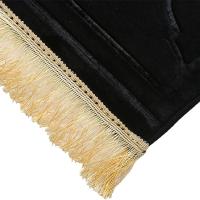 Alfombra De Oración De Espuma Espesada Con Borla Y Diseño Emboss Suave Y Fácil De Llevar Se Puede Usar En Muchas Escenas Alfombra De Poliéster 100% Lavable a Mano - details 1