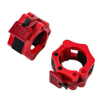 Paquete De 1 Par De Abrazaderas De Bloqueo De Espinilla Para Barbells 50MM Accesorios De Gimnasio Para Levantamiento De Pesas Y Entrenamiento De Fuerza - details 12