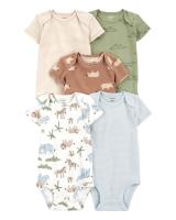 Ropa para niños, novedad de verano, mono triangular de manga corta para bebés, ropa para gatear, mono de bebé de cinco piezas - details 0