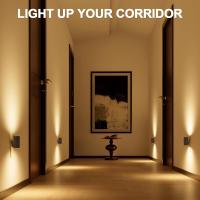 Luces Nocturnas Ajustables Con Sensor De Luz Y Dimmer Para Pared En Pack De 1/2/4 Uso Ideal Para Pasillo Y Dormitorio - details 3
