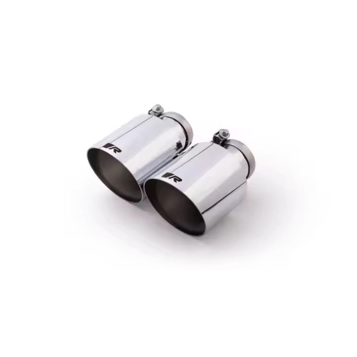SET DE 2 COLAS REMUS 115MM CORTE RECTO ANGULADO CROMO - 1