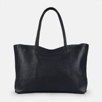 1990s Bolso shopper para mujer de piel con asas grandes - details 0