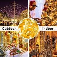 Luces De Fairy LED 1.5M-100M Cadena Impermeable Para Exterior Guirnalda De Navidad Decoración De Fiesta De Boda USB/Batería/220V - details 4