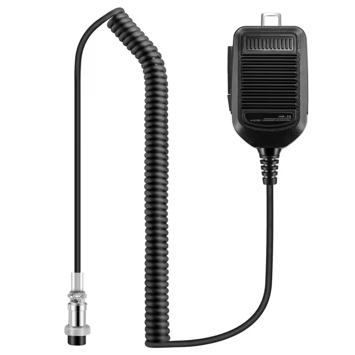 Altavoz de mano con micrófono para ICOM, Radio, HM-36, IC-718, IC-78, IC-765, IC-761, IC-7200 - 1