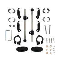 Kit De Montaje Ajustable Para Parabrisas De Motocicleta Universal Compatible Con Manillar De 22MM 25MM 28MM Para F800R CB1300 Vansong - details 9