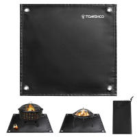 TOMSHOO Tapete De Grill Para Pabellón Y Camping Al Aire Libre Resistente Al Fuego Tapete De Ember Para Estufa De Gas - details 0