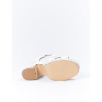 Sandalias plataforma mujer KTEY 523 BELINDA SANDALIA CRUZADA TACON YUTE BLANCO 32569 24V - details 1