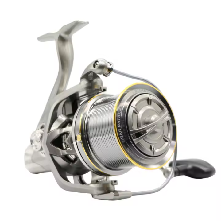 Carrete De Pesca En Agua Salada Long Shot Jigging Spinning Reel Serie 8000/9000/10000/12000/14000 17+1BB Para Surf Y Agua Dulce Con Arrastre Máximo De 55lb - 1