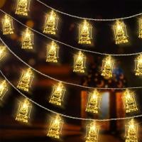Lámpara De LED Para Ramadan 1pc Transparente Con Botella De Aceite Decoración De Fiesta De Eid Al-Fitr En Exteriores Y Hogar Luz De Cadena Para Celebraciones Islámicas - details 1