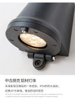 Lámpara De Pared LED Impermeable Para Exterior Iluminación De Jardín De Villa Luz De Lavado Para Balcones Y Entradas Material De Aluminio Estilo Moderno - details 3