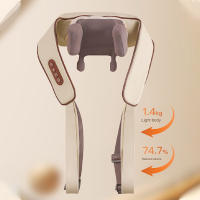 Masajeador De Cuello Y Hombros Con Shiatsu Profundo Y Calor Para Alivio Del Dolor Eléctrico Masaje De Amasado Para Musculosas - details 7