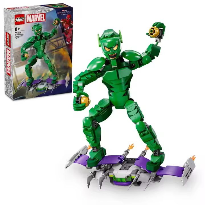 LEGO® Marvel Figura para Construir: Duende Verde Villano articulado 76284 - 1