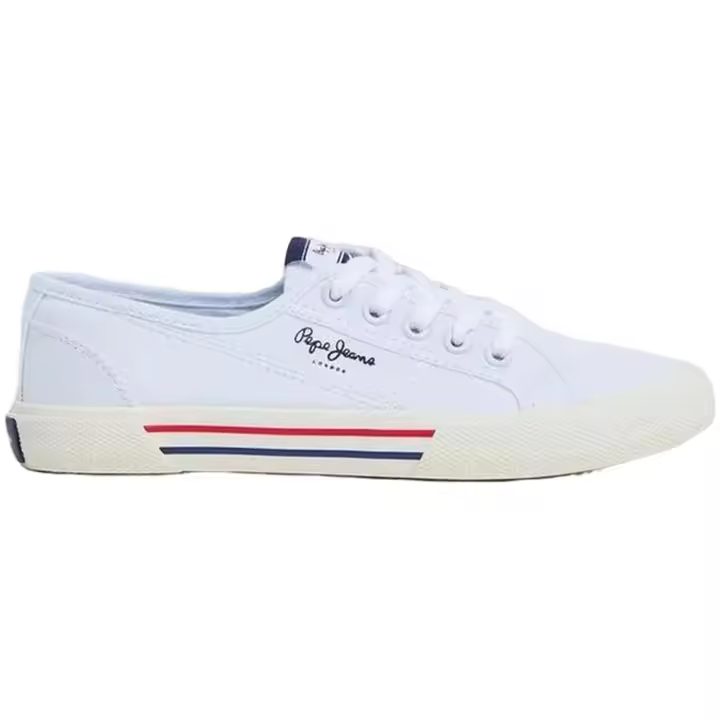 Calzado Lifestyle marca Pepe Jeans modelo Pls31287-800 para mujer en color blanco - 1